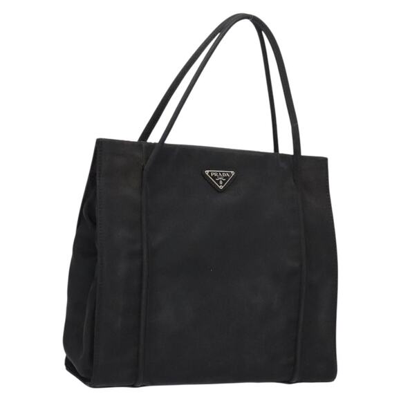 PRADA Hand Bag Nylon Black - Picture 1 of 9